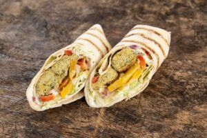 Falaffel og tzatziki